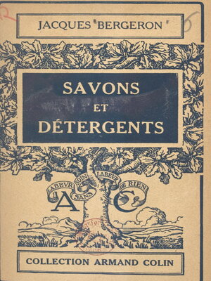 cover image of Savons et détergents